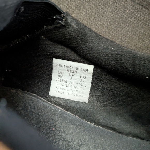 Merrell Kids Brown Slip-On Loafers Shoes Size 6 Jungle Moccasin - Picture 5 of 6